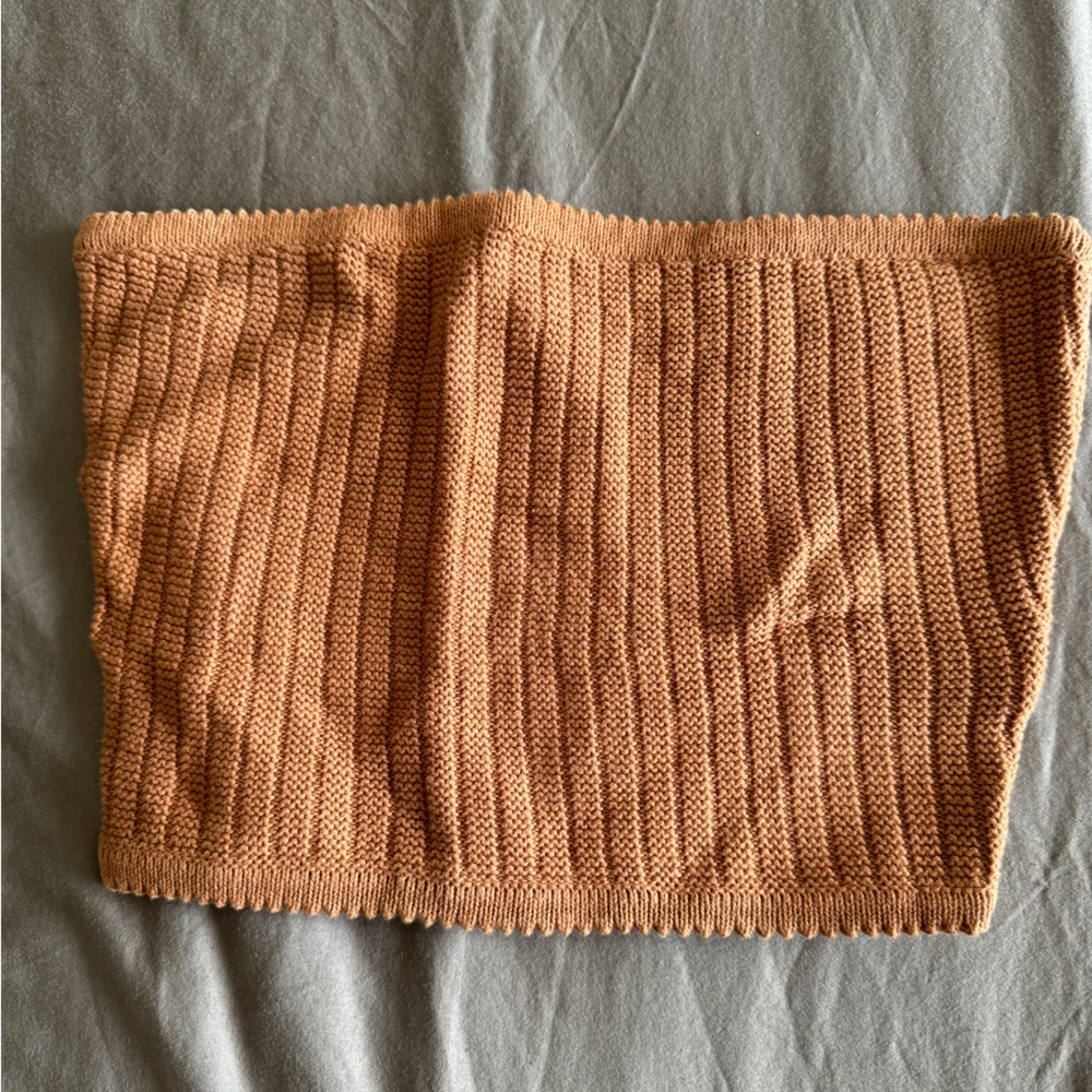 Strapless Knit Top